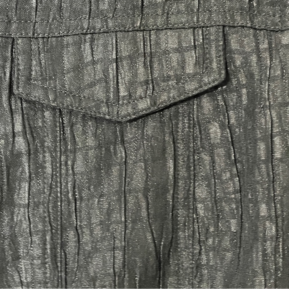 Ruby Rd. Black Shimmer Button Up Jacket - image 2